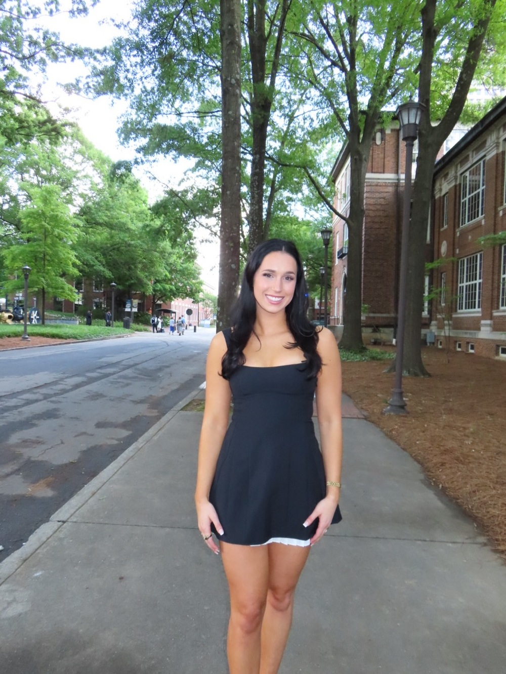 Oh Polly Black Dress with Bow Detail